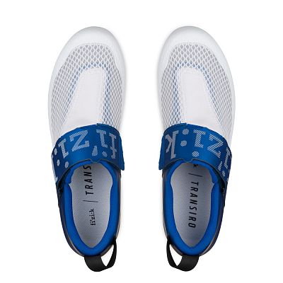 Превью  Велоботинки для триатлона FIZIK Transiro Hydra White/Metallic Blue